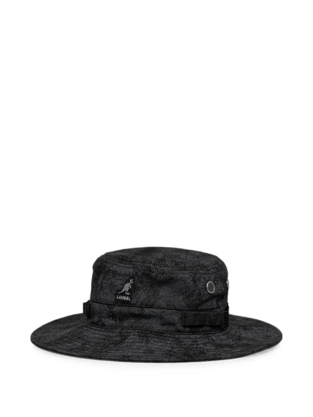 Kangol logo-detail sun hat - Nero