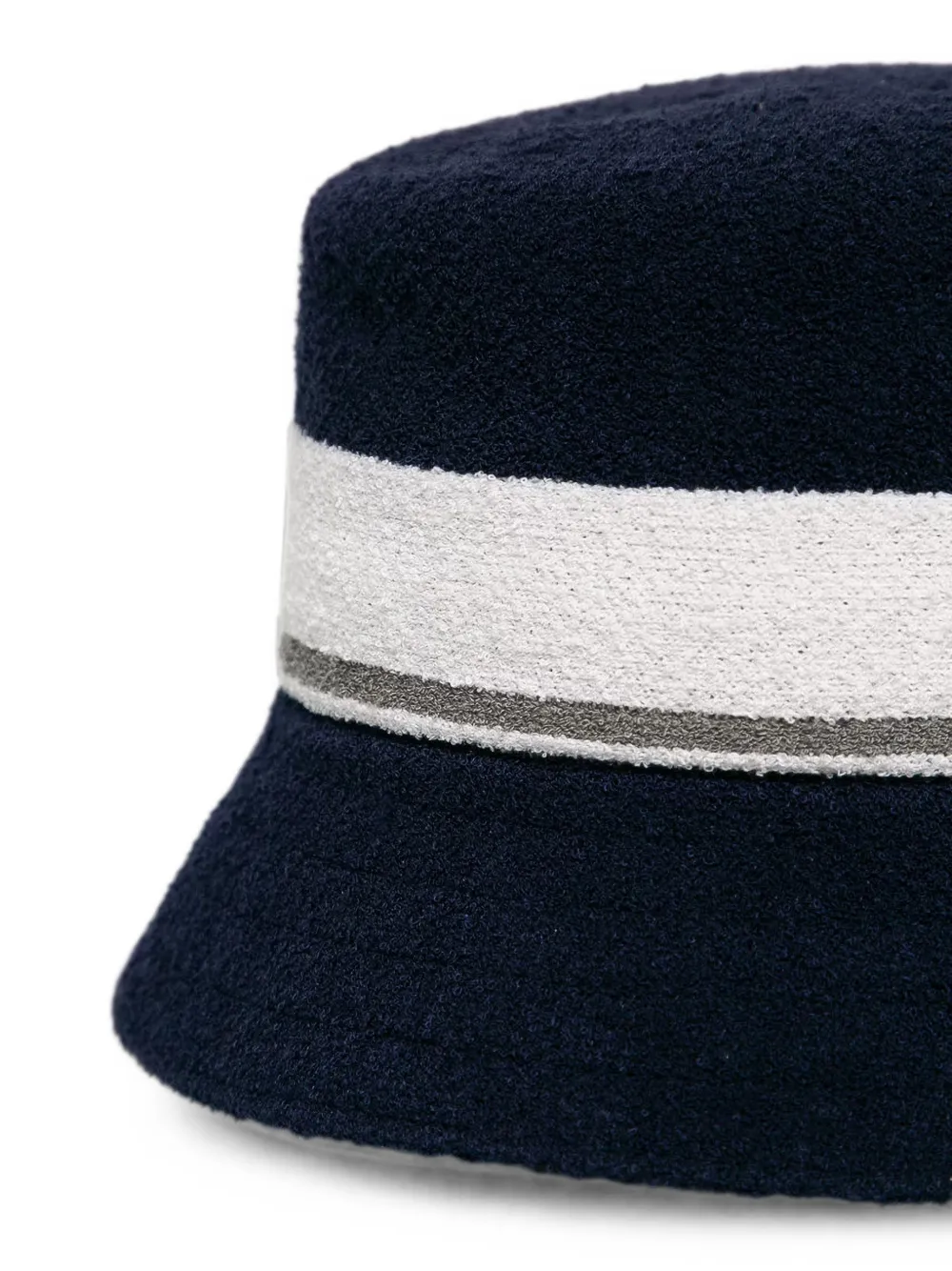 Kangol striped bucket hat Blauw