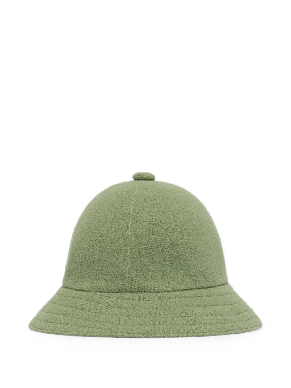 Kangol Hoed met geborduurd logo Groen