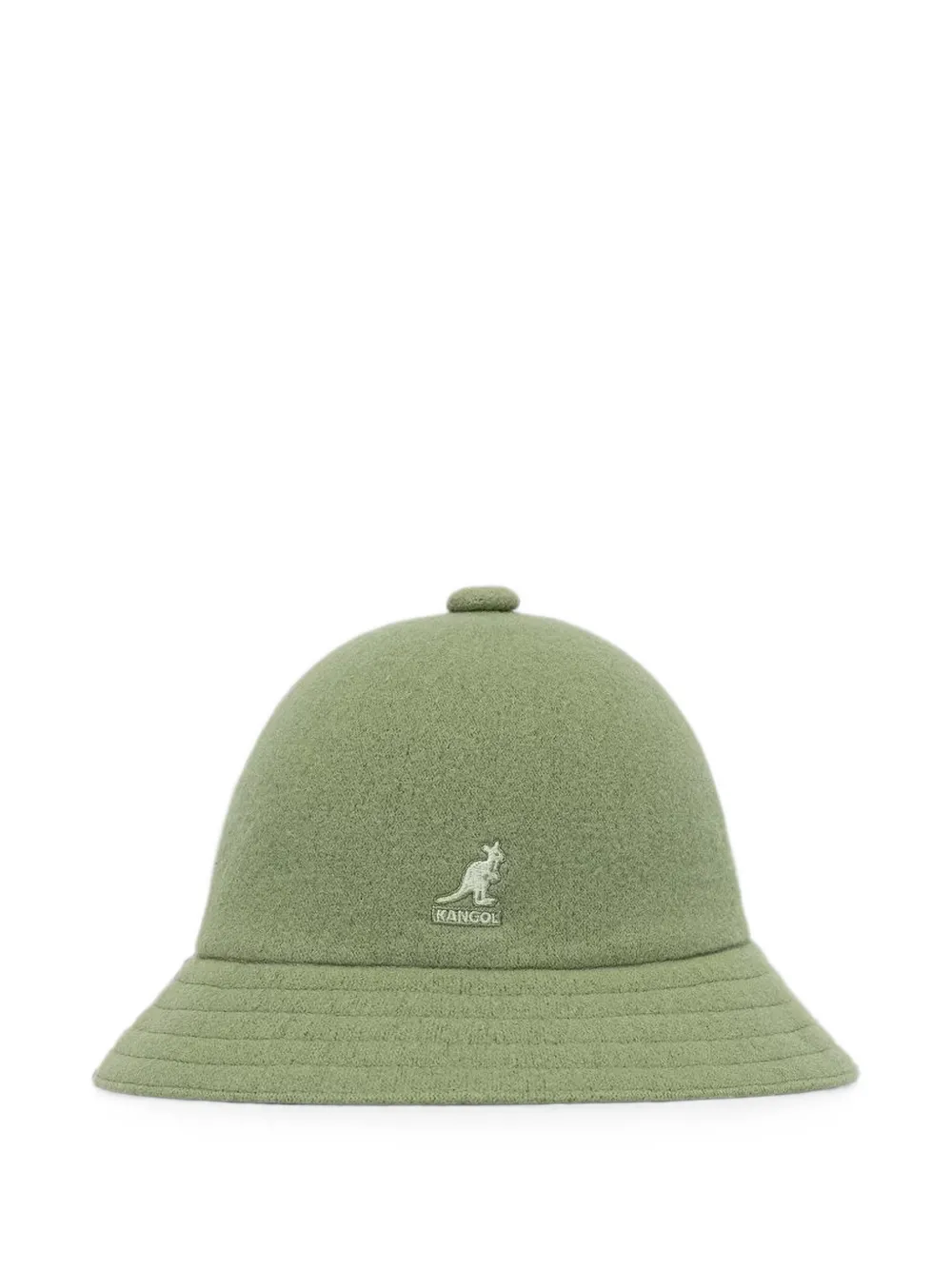 Kangol Cappello con logo ricamato - Verde