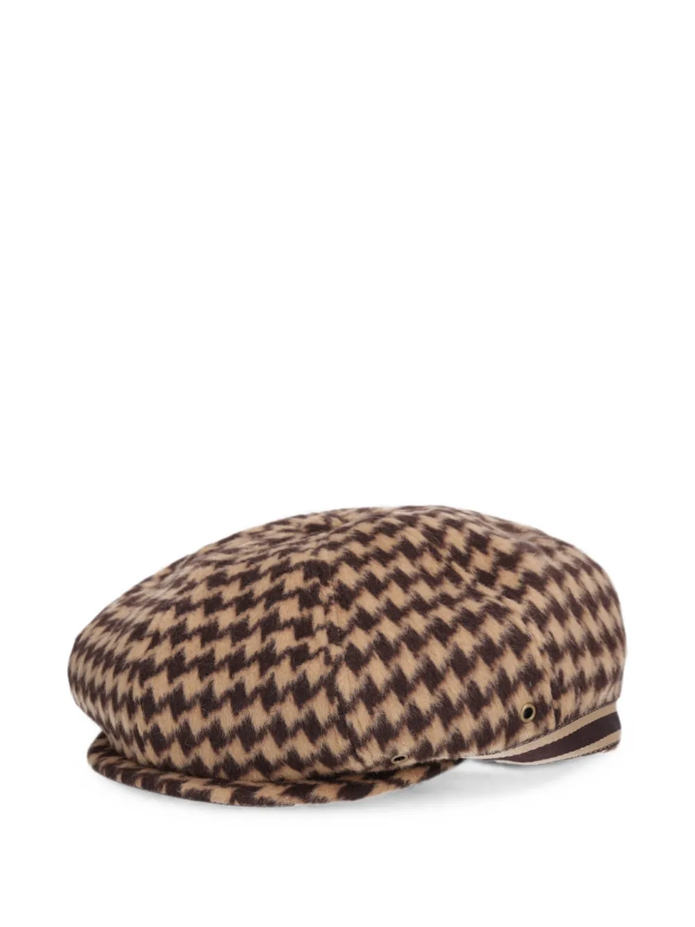 Kangol Patterned Beret In Brown