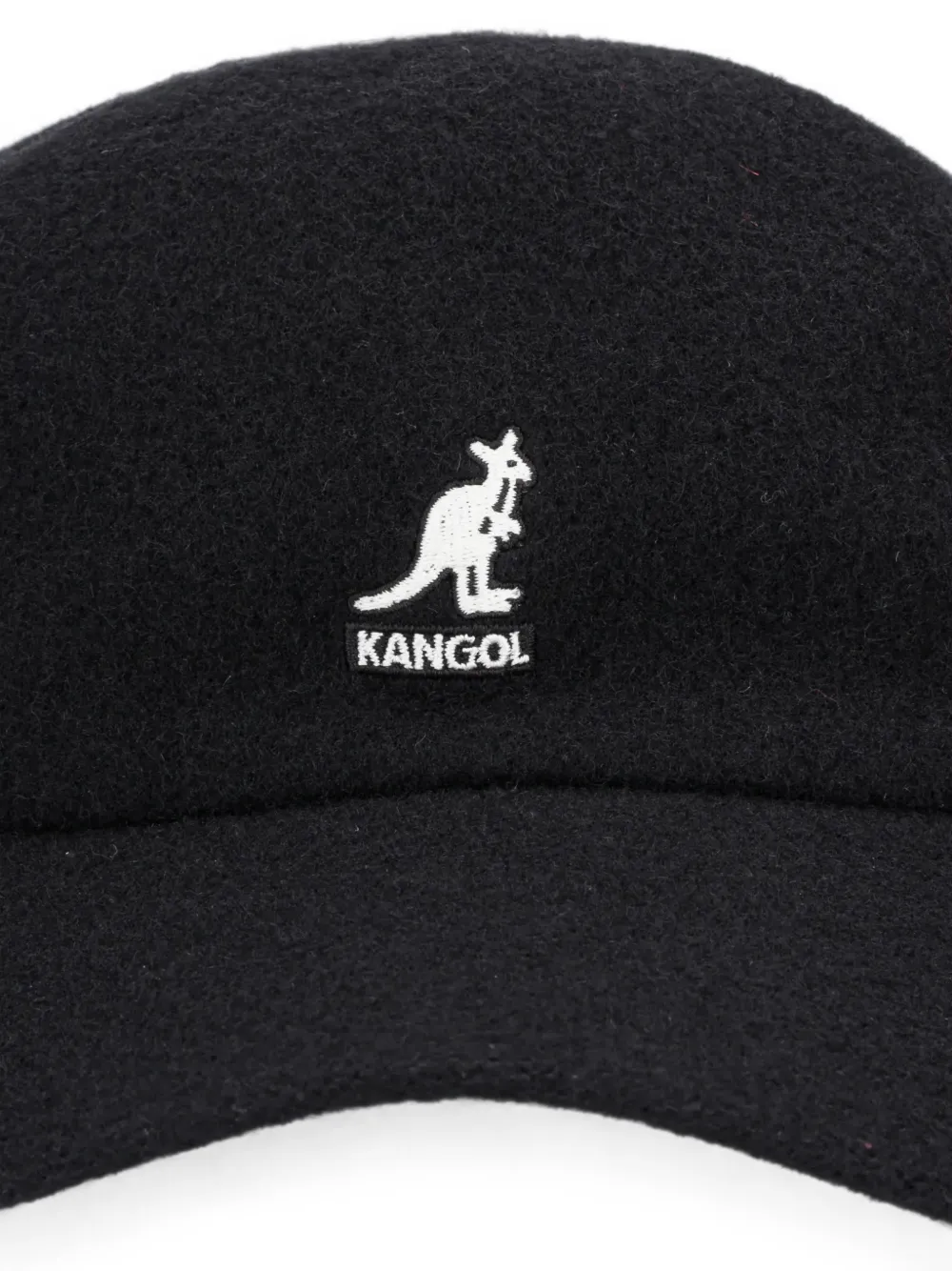 Kangol Wool Baseball Cap In Black