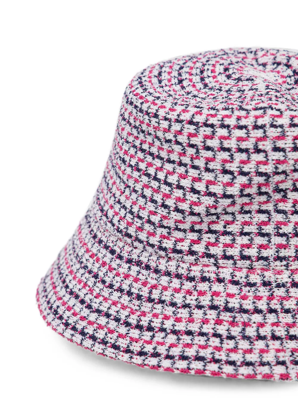 Kangol Vissershoed met patroon Wit