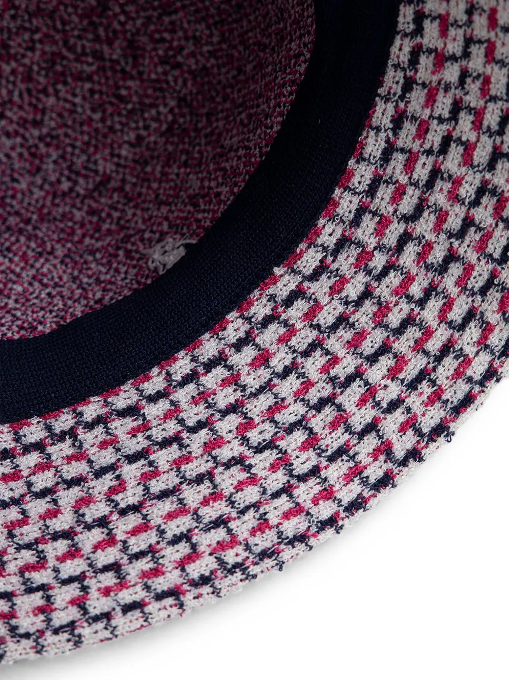 Kangol Vissershoed met patroon Wit