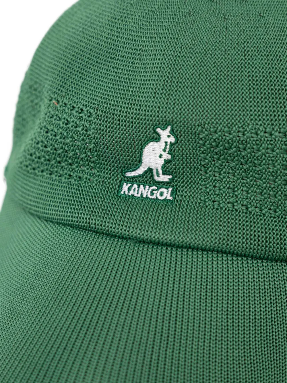 Kangol Logo-detail Baseball Cap In Green