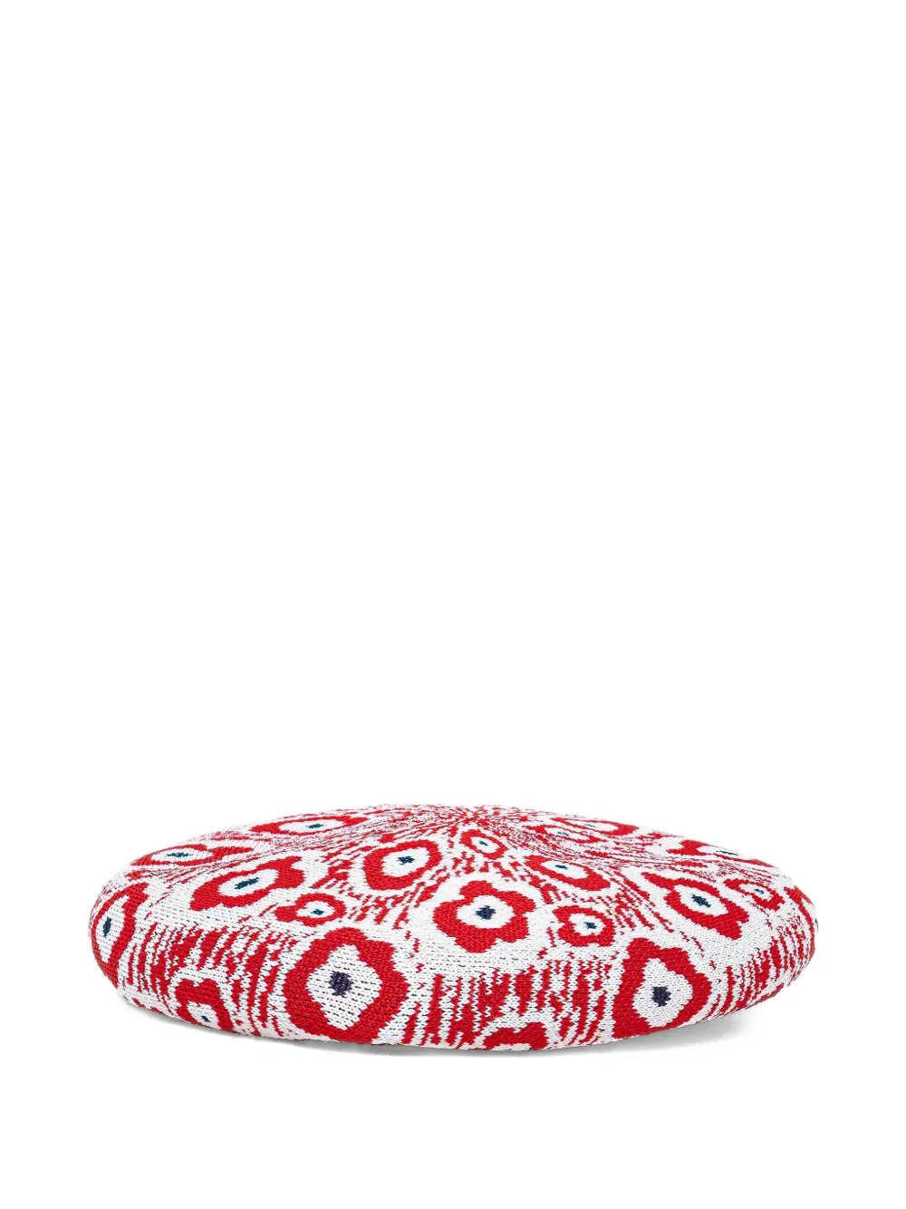 Kangol floral-intarsia beret - Rosso