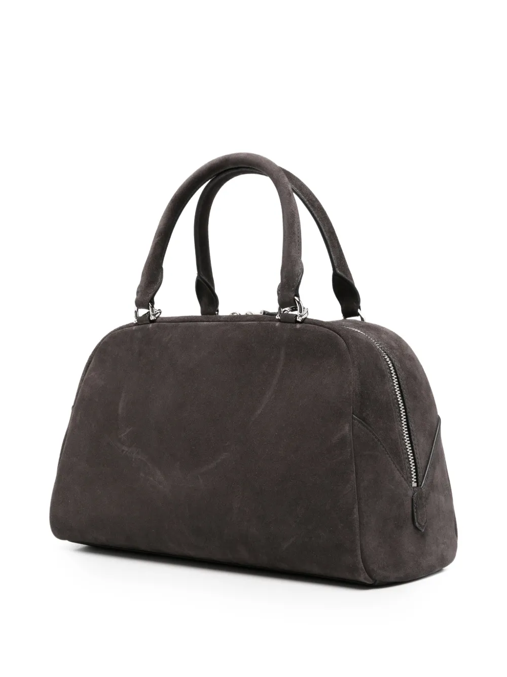 Givenchy Antigona East-West Bowling suède tas Grijs