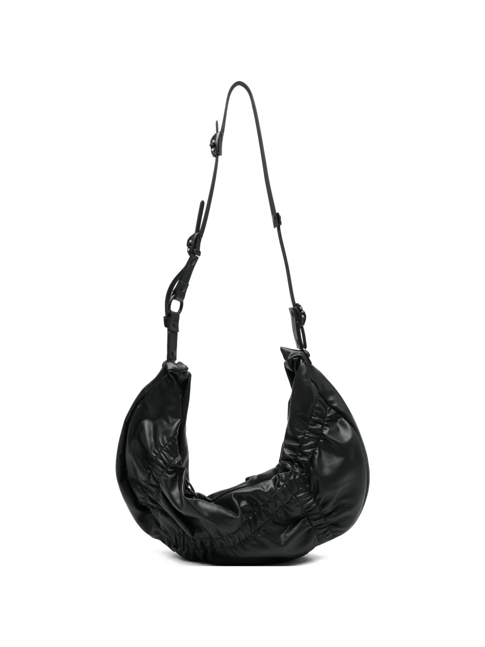 Innerraum gathered-detail messenger bag - Nero