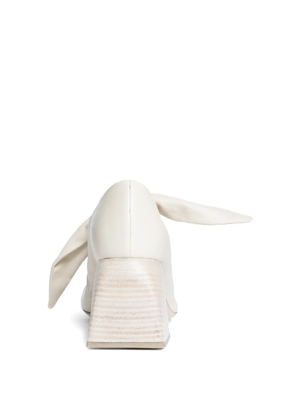 Uma Wang knotted leather pumps Wit