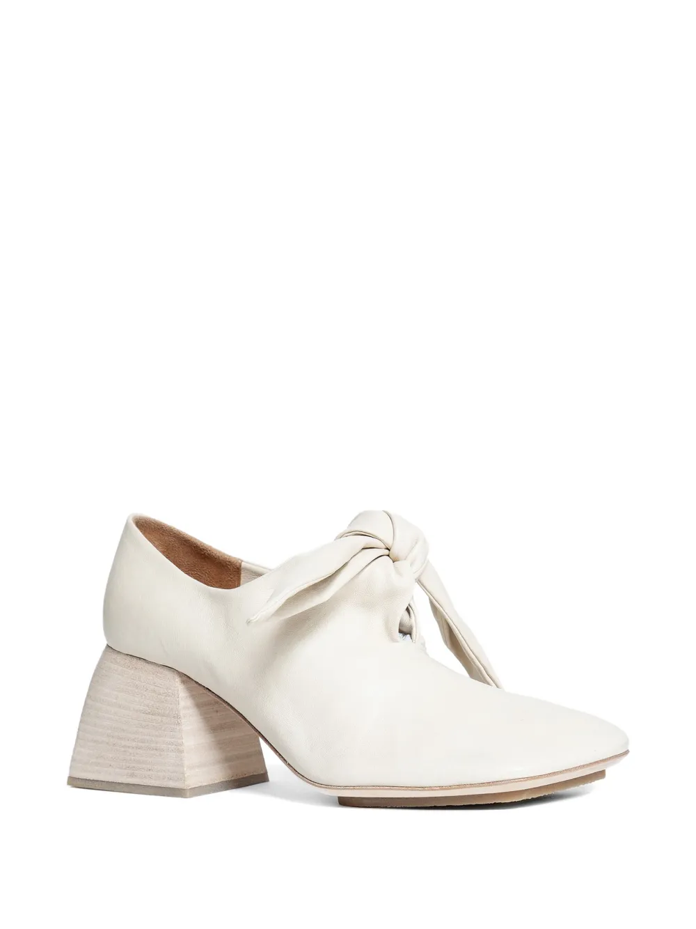 Uma Wang knotted leather pumps Wit