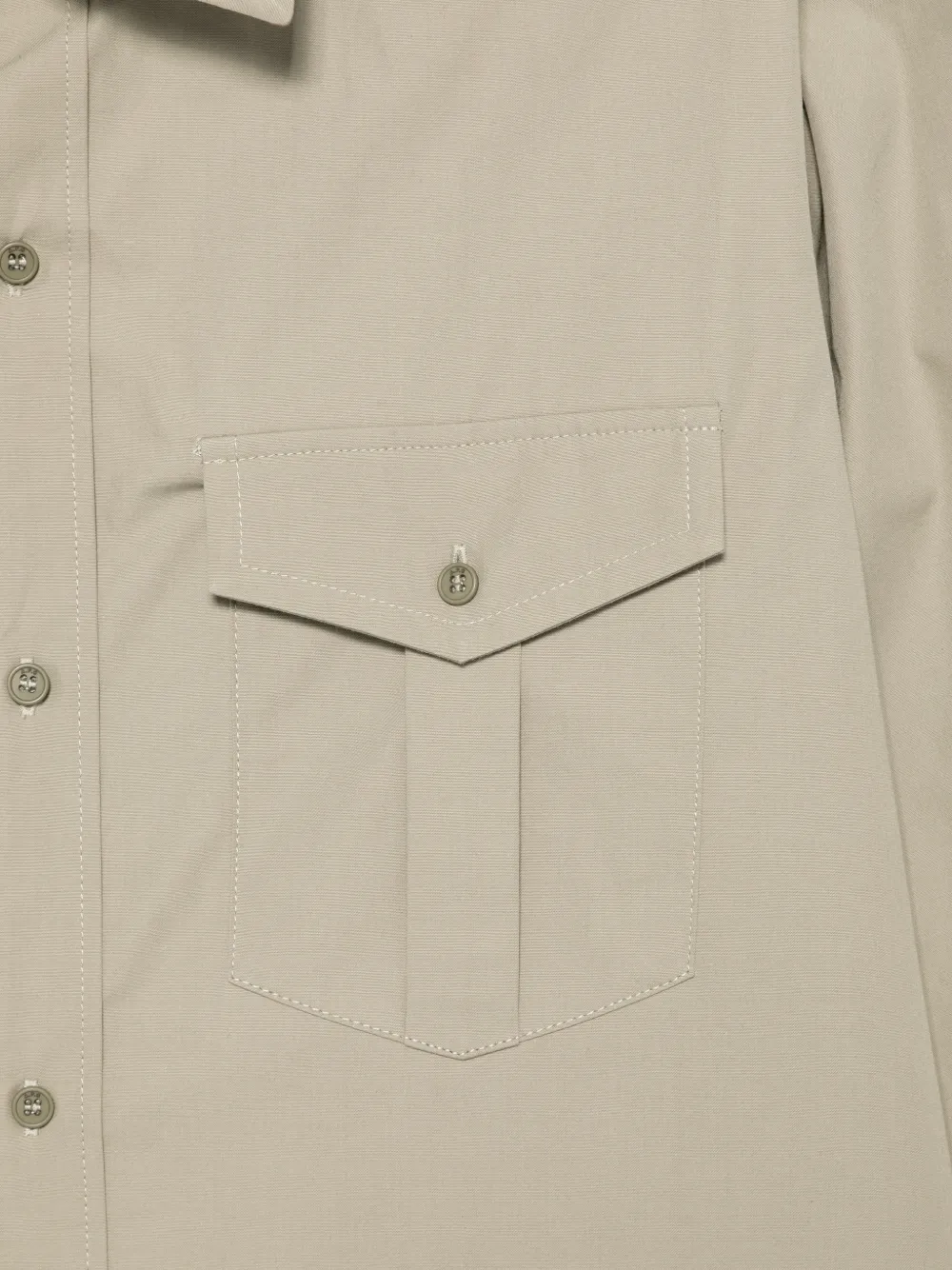 A.P.C. Overhemd met zak Groen
