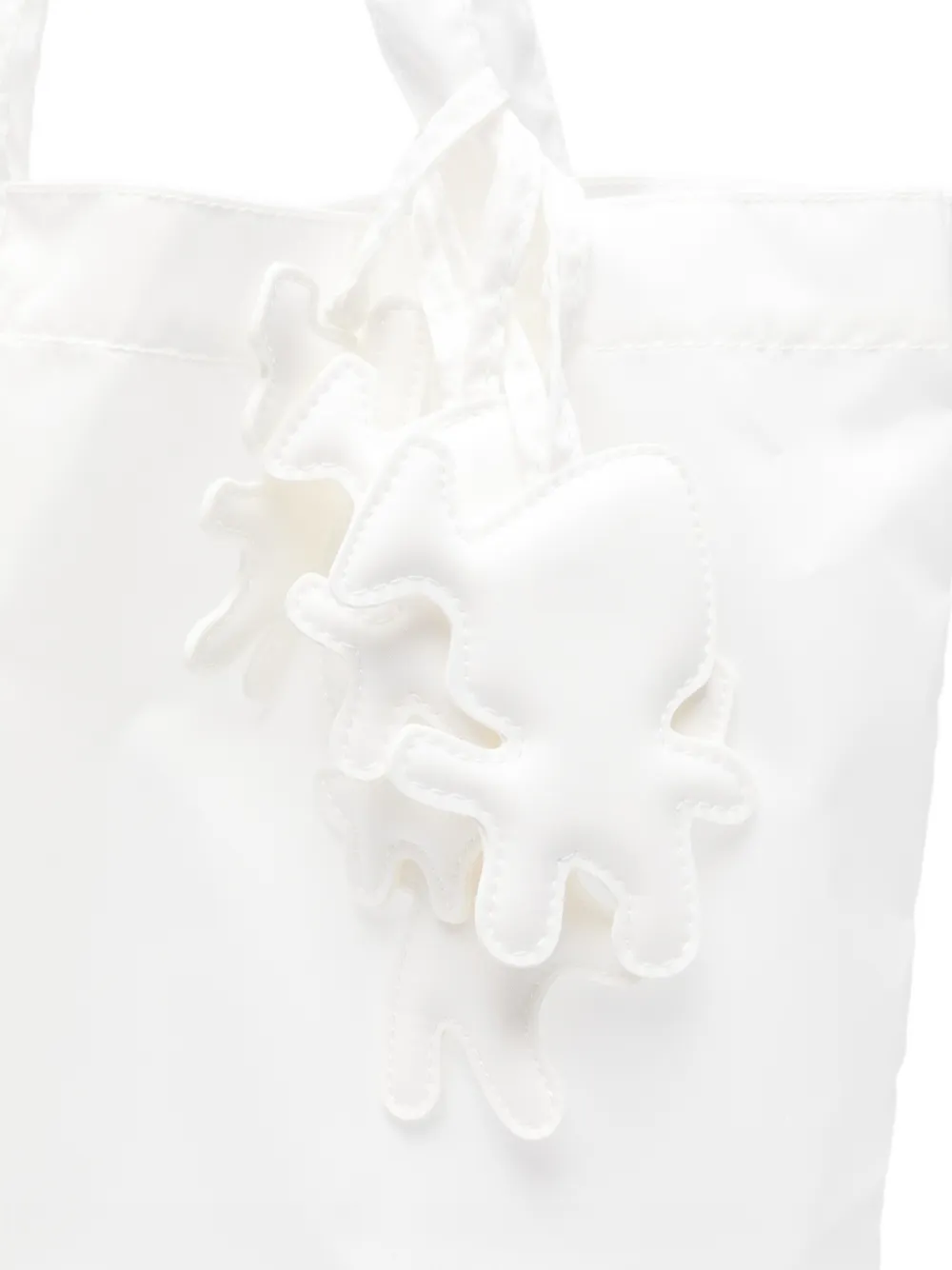 Comme Des Garçons Shirt Shopper met applicatie Wit