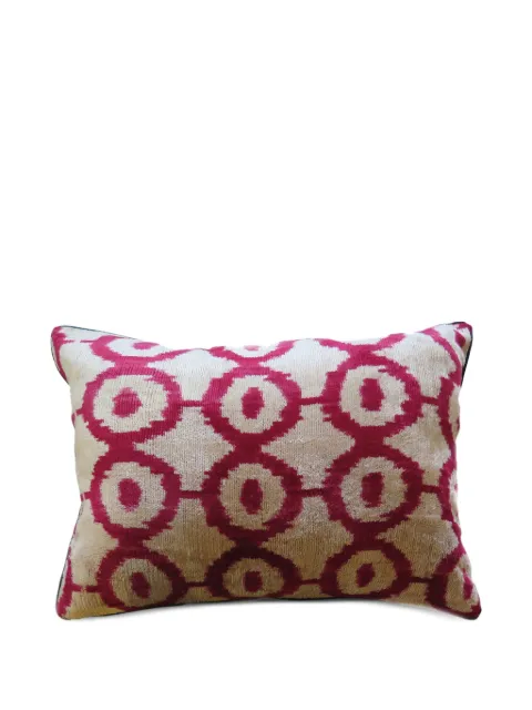 Les-Ottomans ikat-print cushion