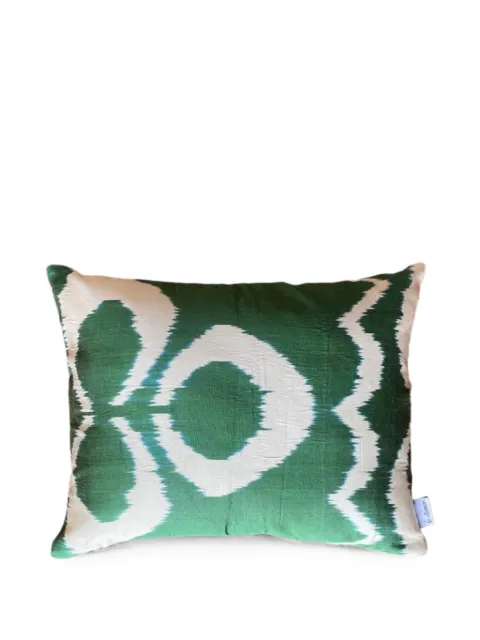 Les-Ottomans ikat-pattern cushion