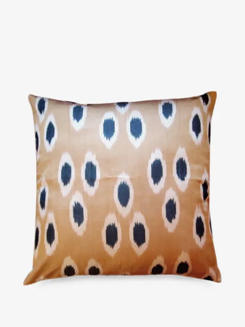 Les-Ottomans ikat-print silk cushion
