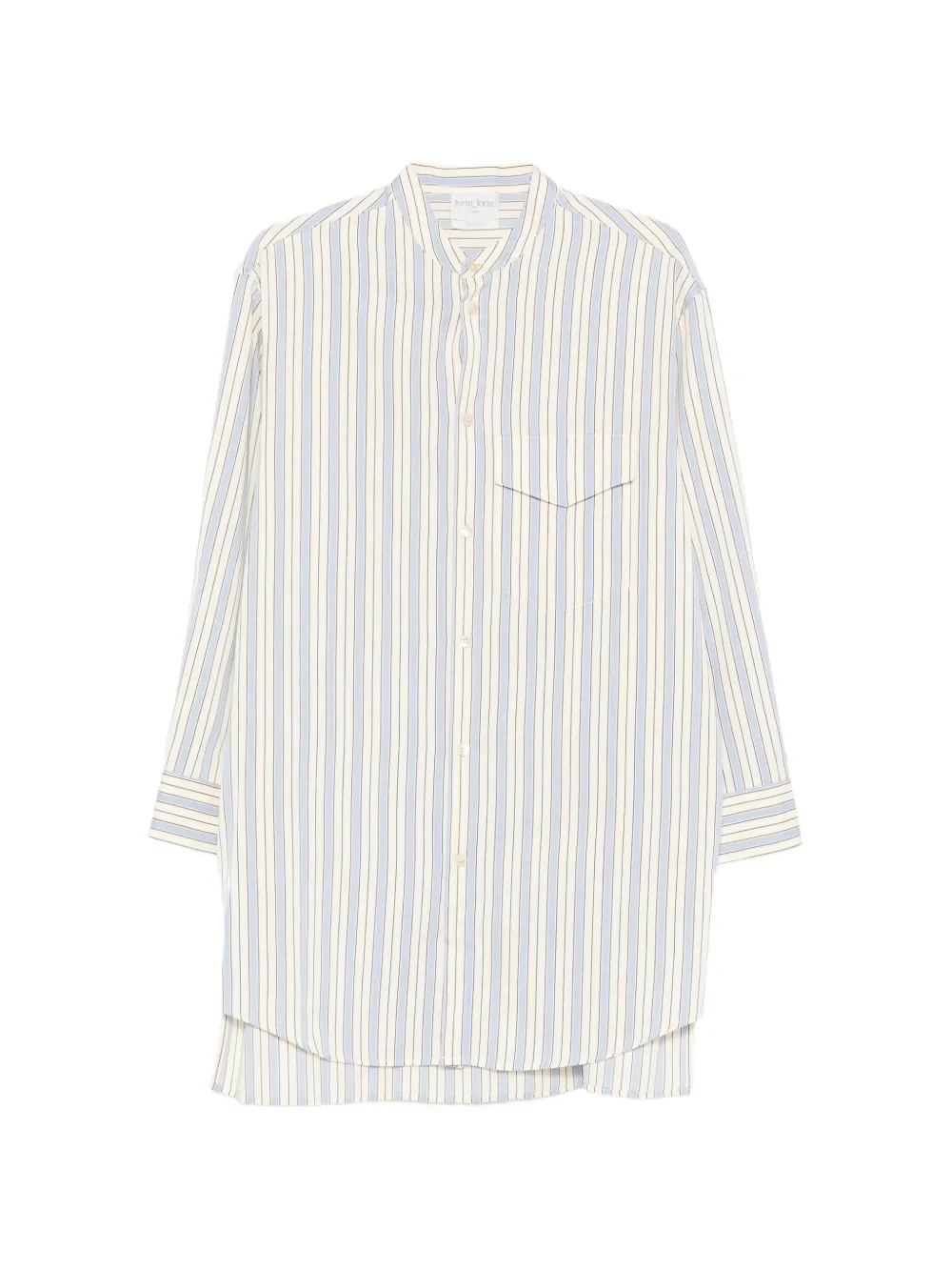 Forte Forte striped tunic - Blau