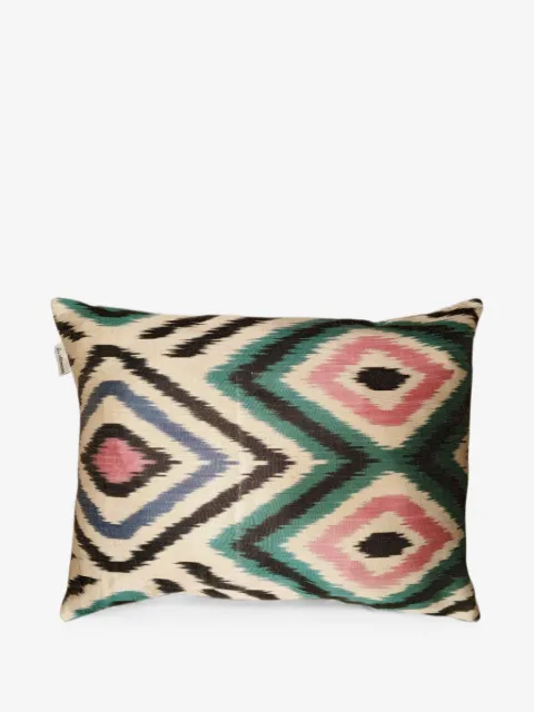 Les-Ottomans ikat-print cushion