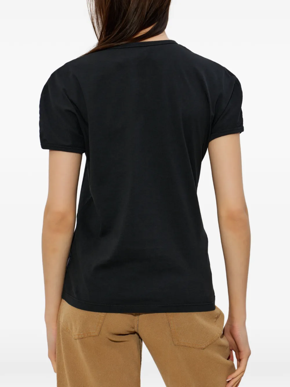 MM6 Maison Margiela T-shirt met letters Zwart