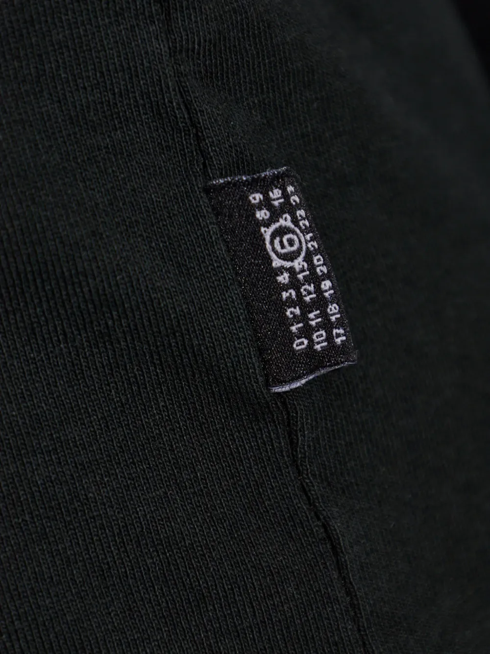 MM6 Maison Margiela T-shirt met letters Zwart