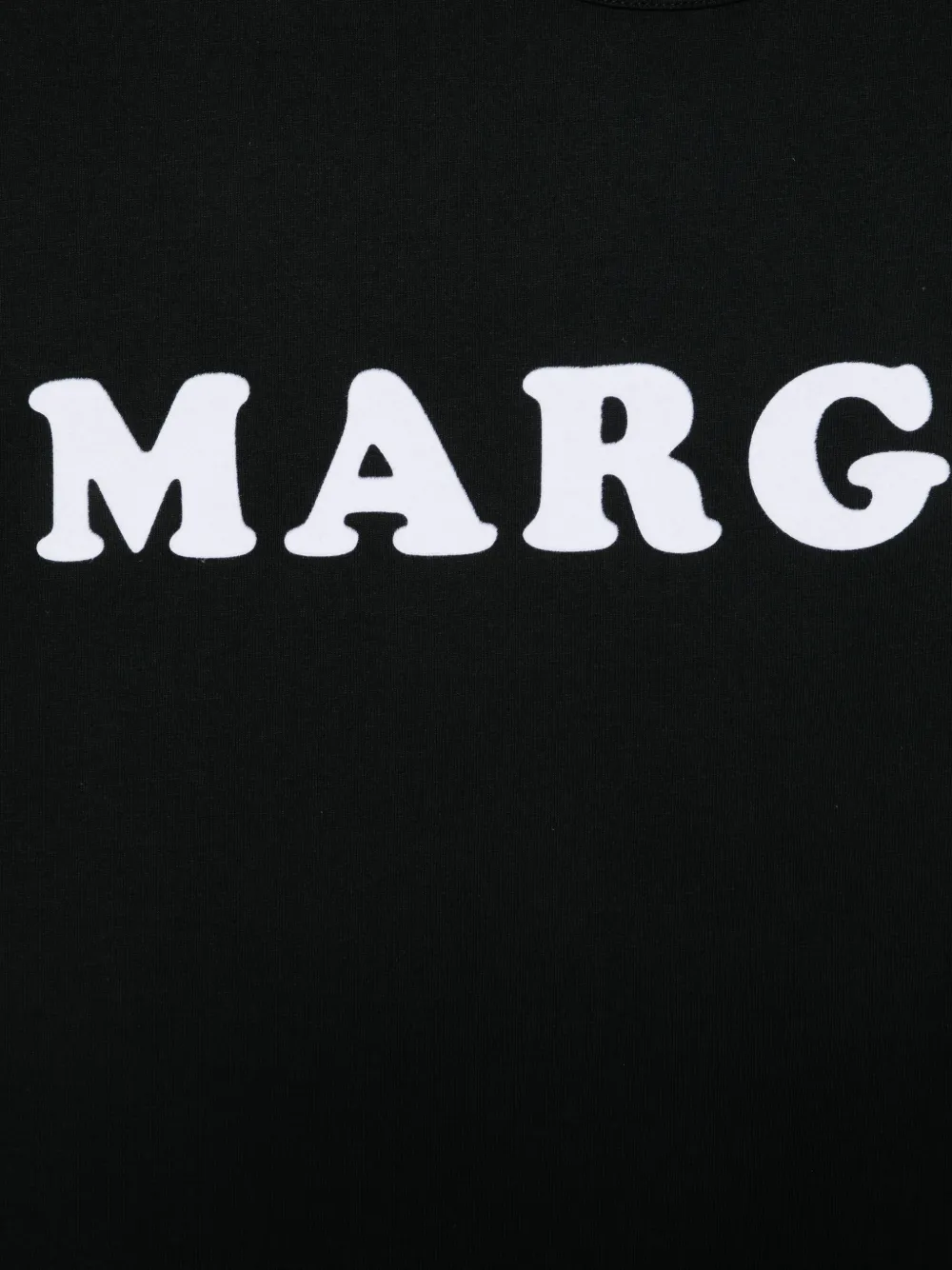 MM6 Maison Margiela T-shirt met letters Zwart