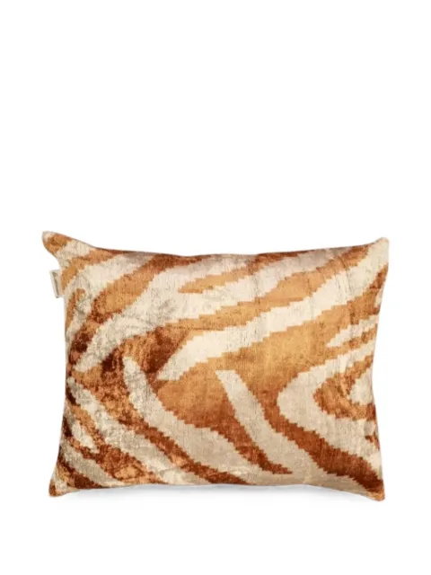 Les-Ottomans ikat-pattern cushion
