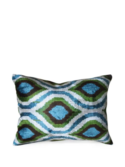 Les-Ottomans ikat-print cushion