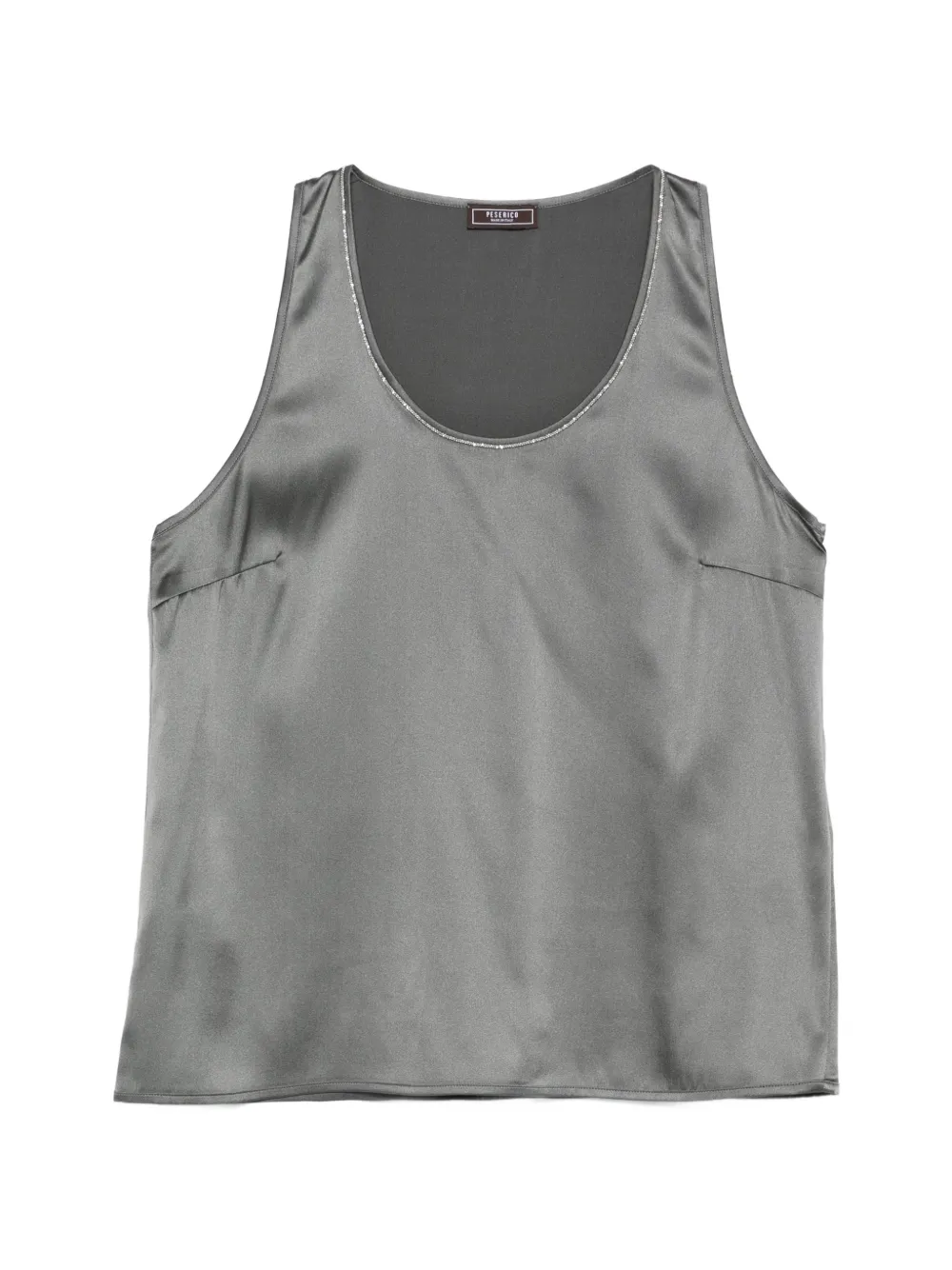 Peserico round-neck top - Grigio