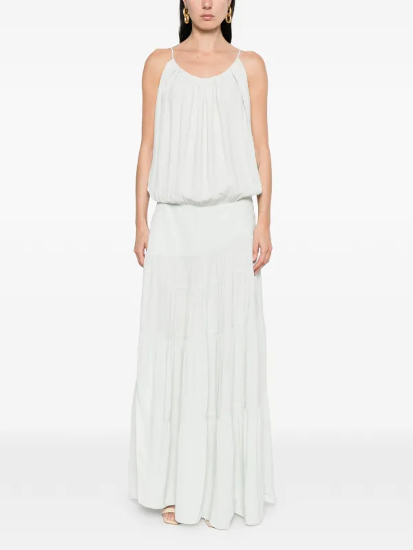 IRO Island Tiered Island Dress | Green