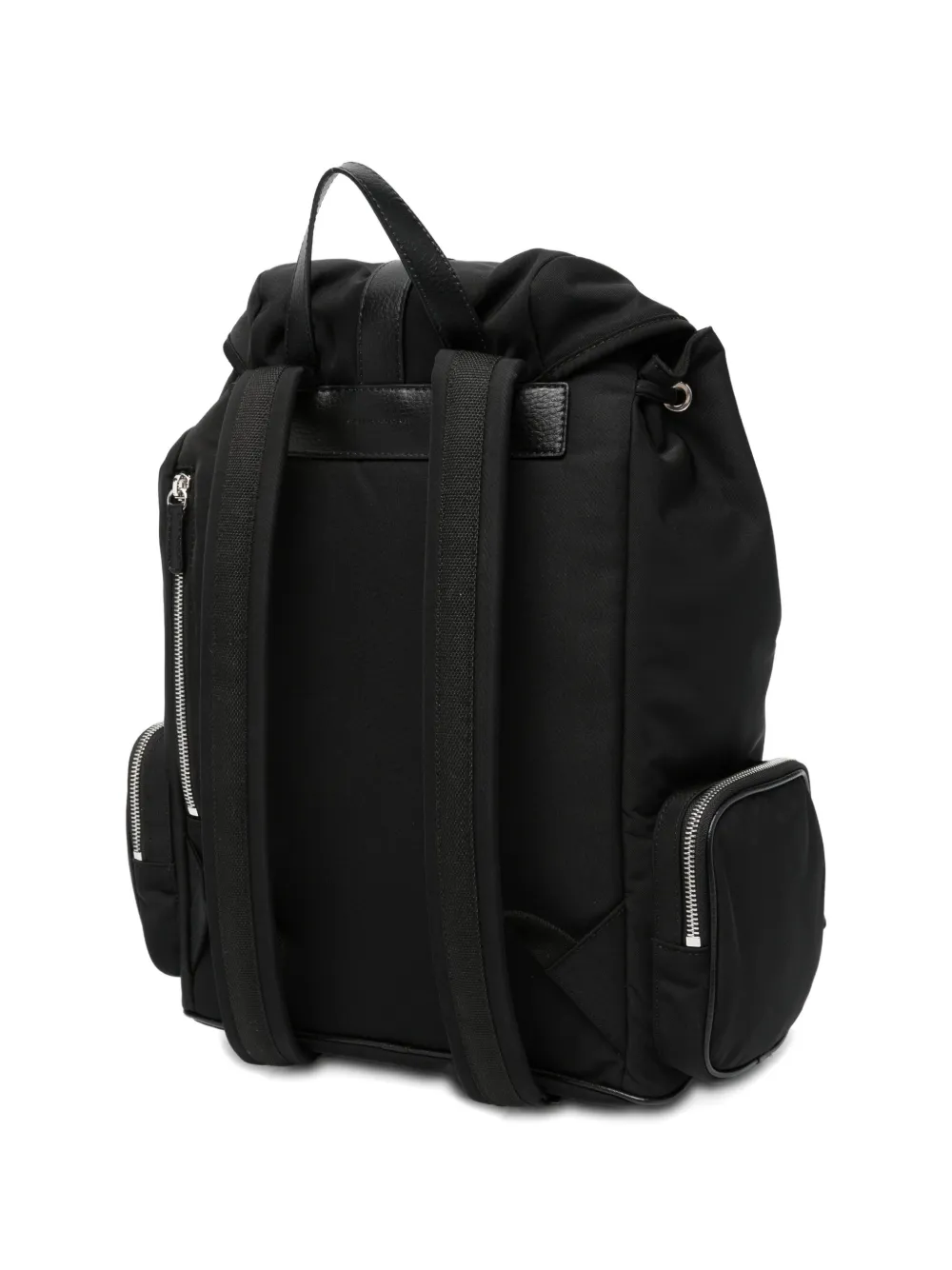  Stella Mccartney Dartmoor Drawstring Flap Backpack - Black 