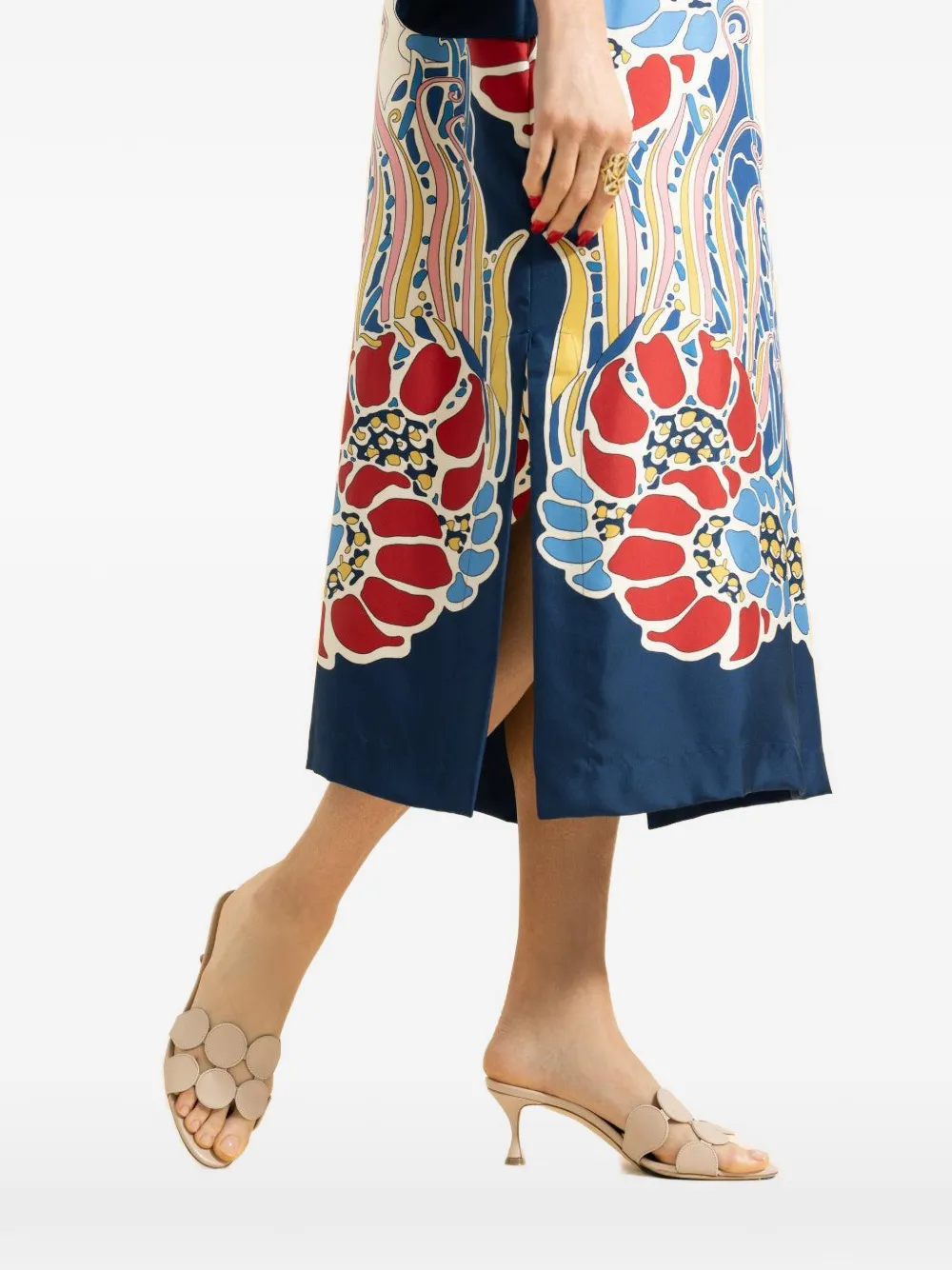 Manolo Blahnik Haribal sandalen Beige