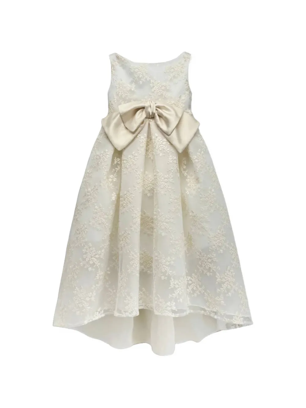 La Stupenderia bow floral dress - Toni neutri
