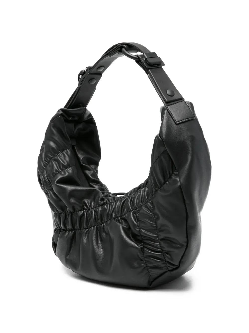  Innerraum Small Crunch Half-moon Messenger Bag - Black 