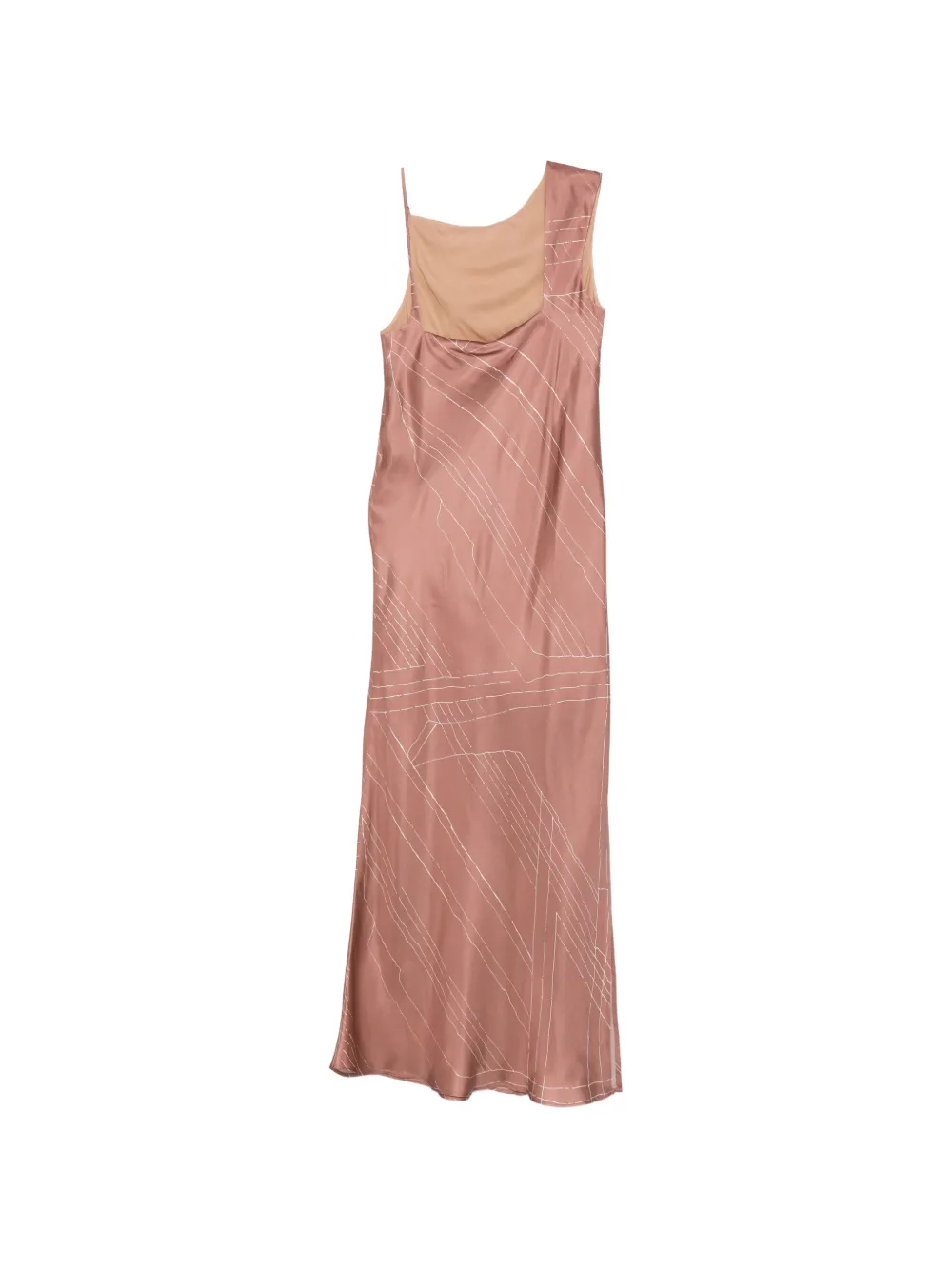 Alysi Asymmetrische maxi-jurk Roze