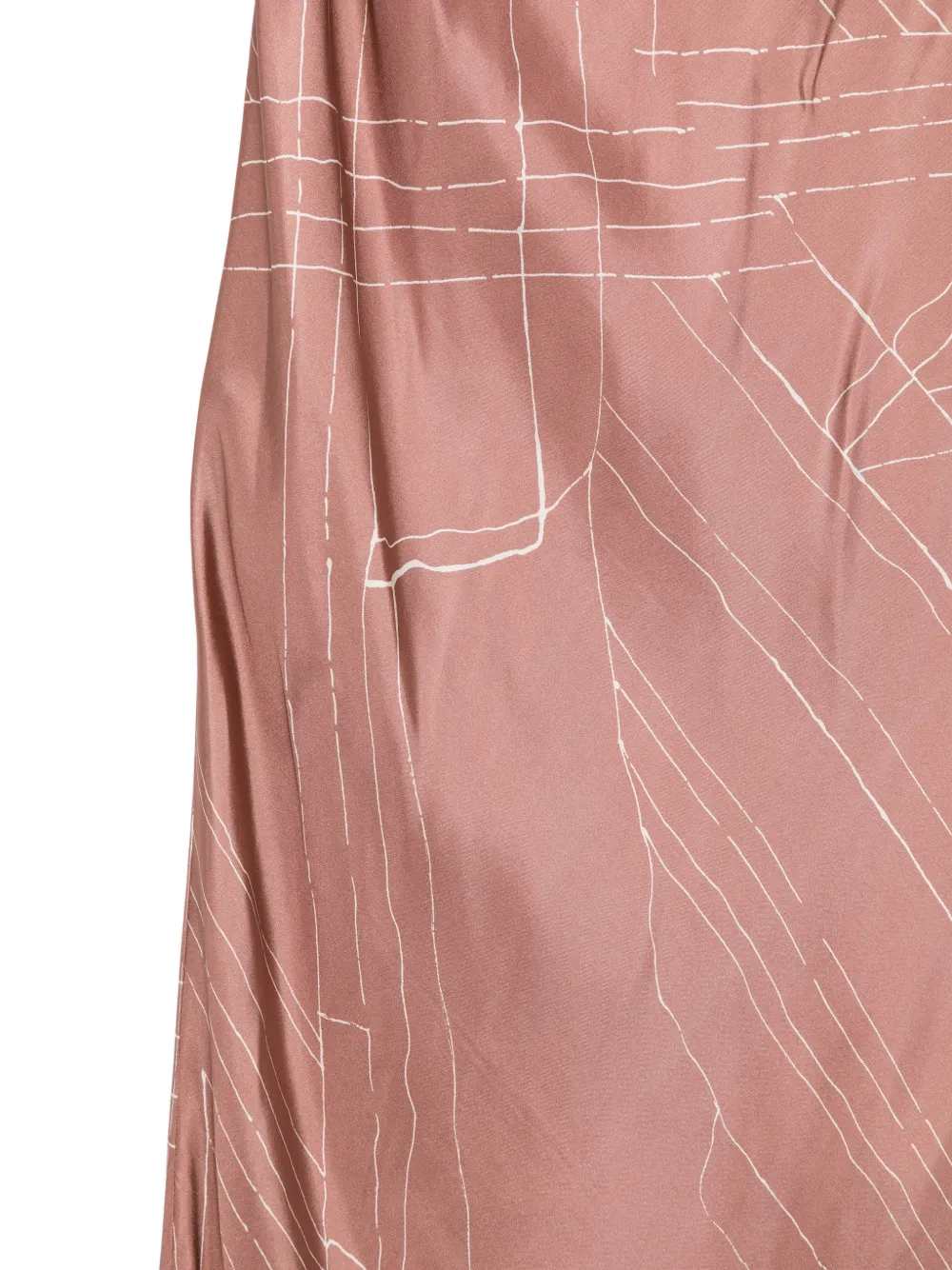 Alysi Asymmetrische maxi-jurk Roze