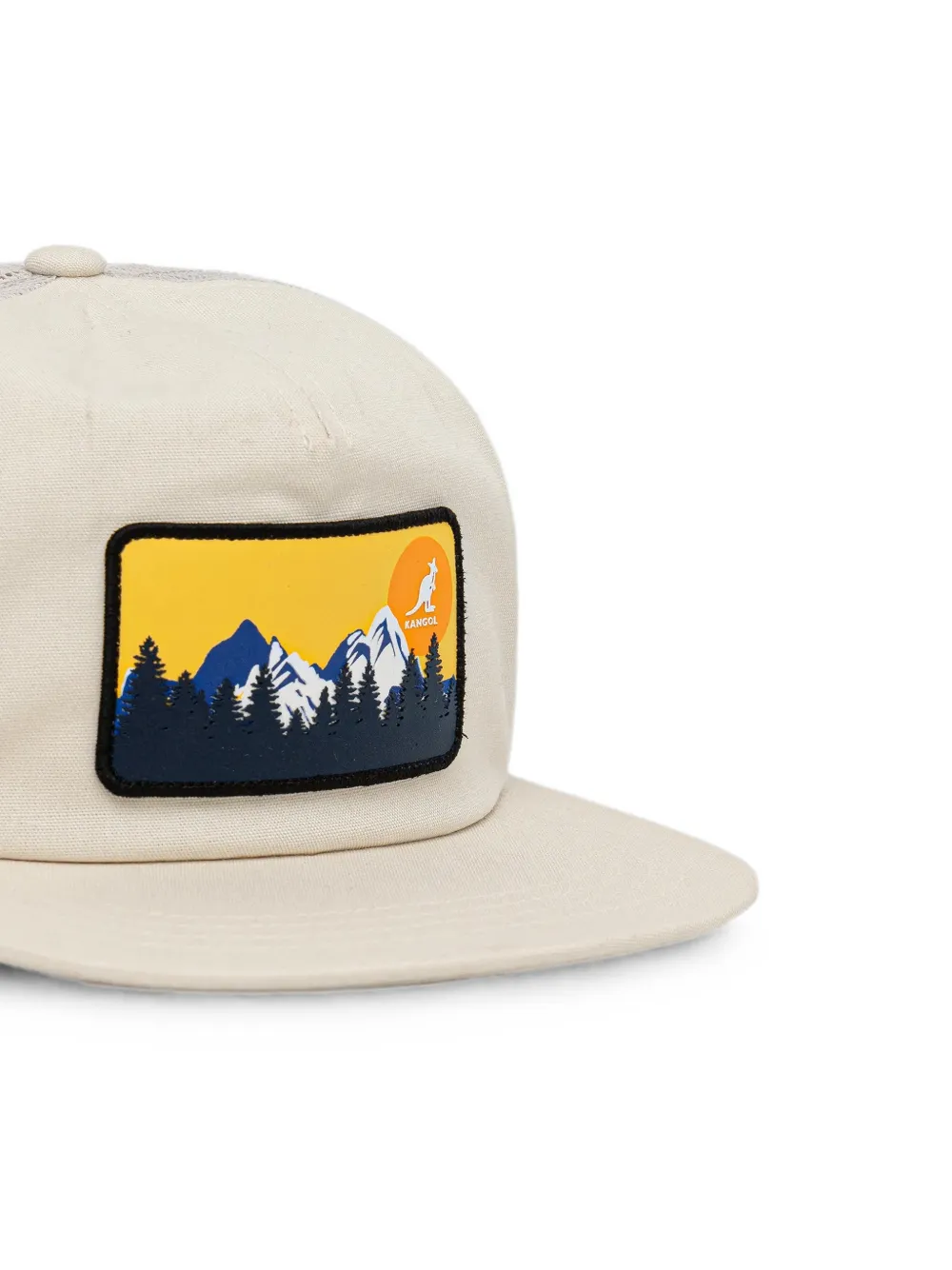 Kangol Honkbalpet met mesh vlakken Beige