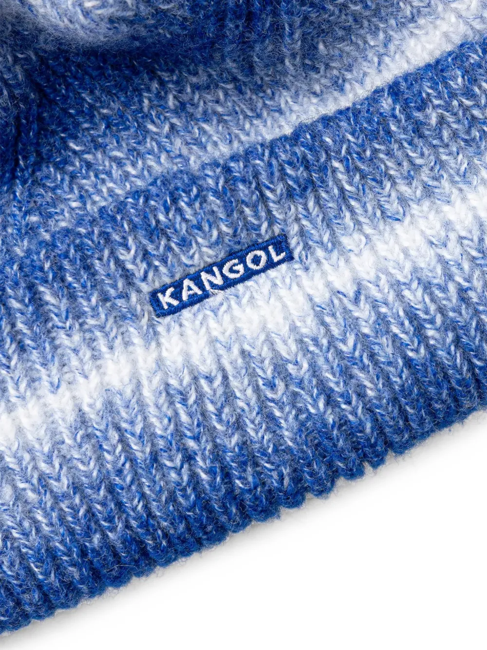 Kangol Muts met tie-dye print Blauw