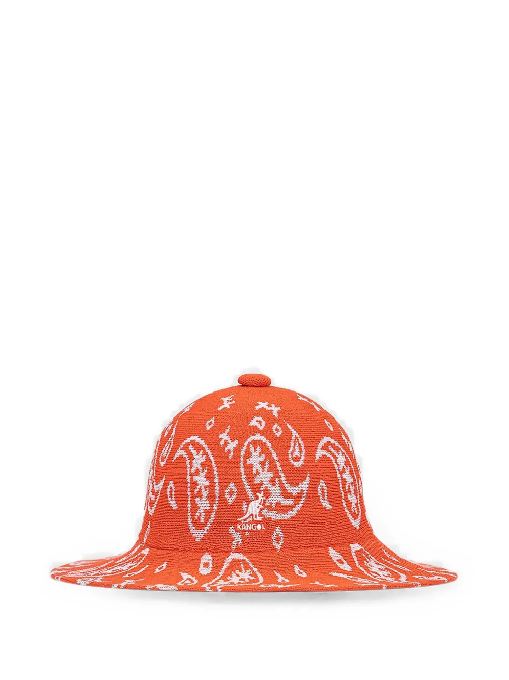 Kangol Sonnenhut mit Paisleymuster - Orange
