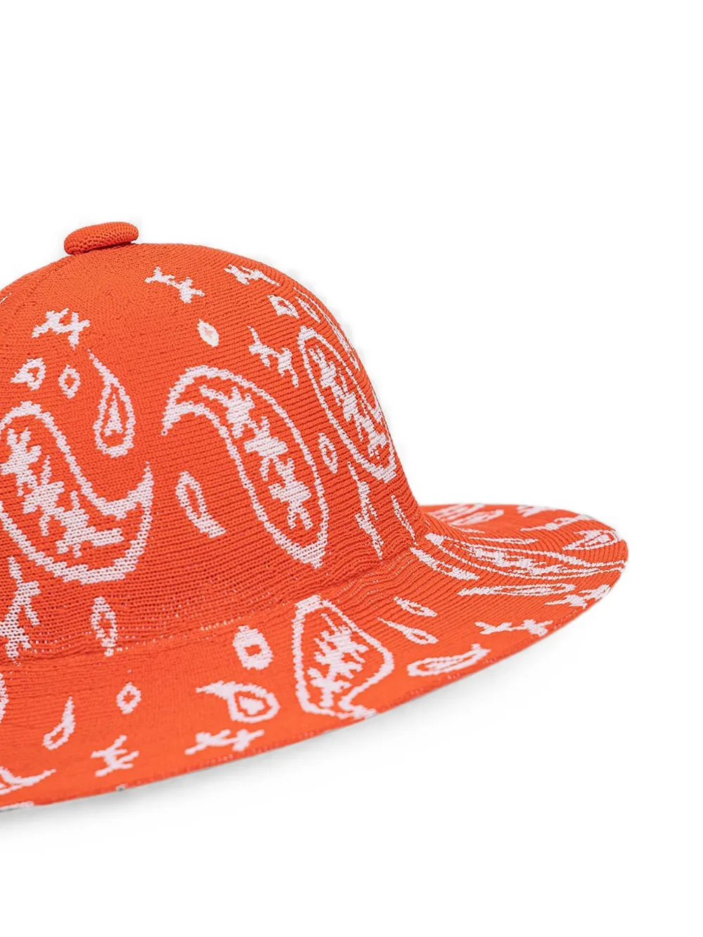 Kangol Zonnehoed met paisley-print Oranje