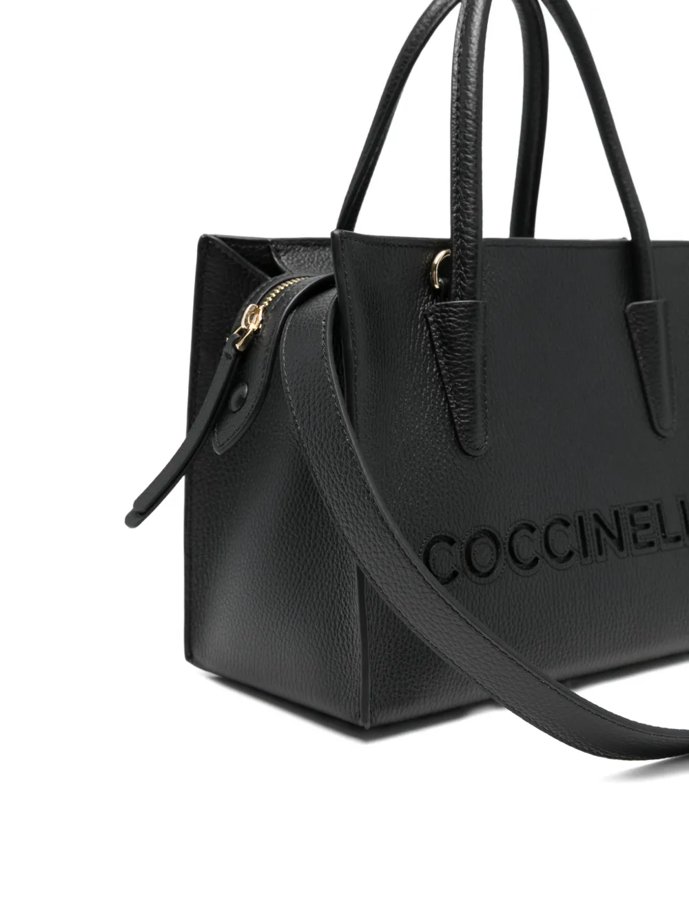 Coccinelle Leren shopper Zwart