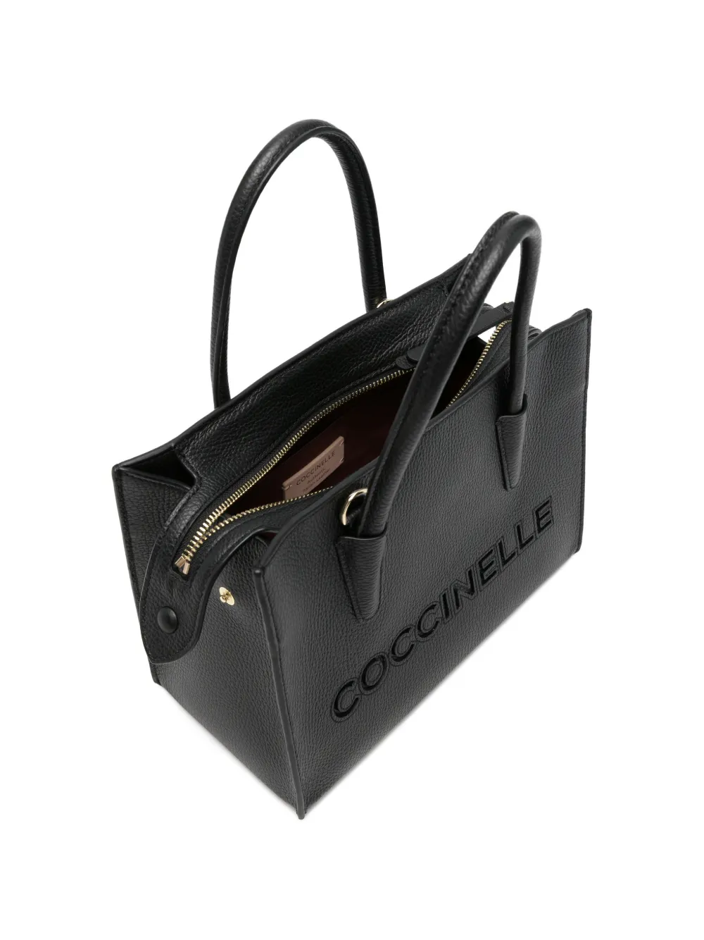 Coccinelle Leren shopper Zwart