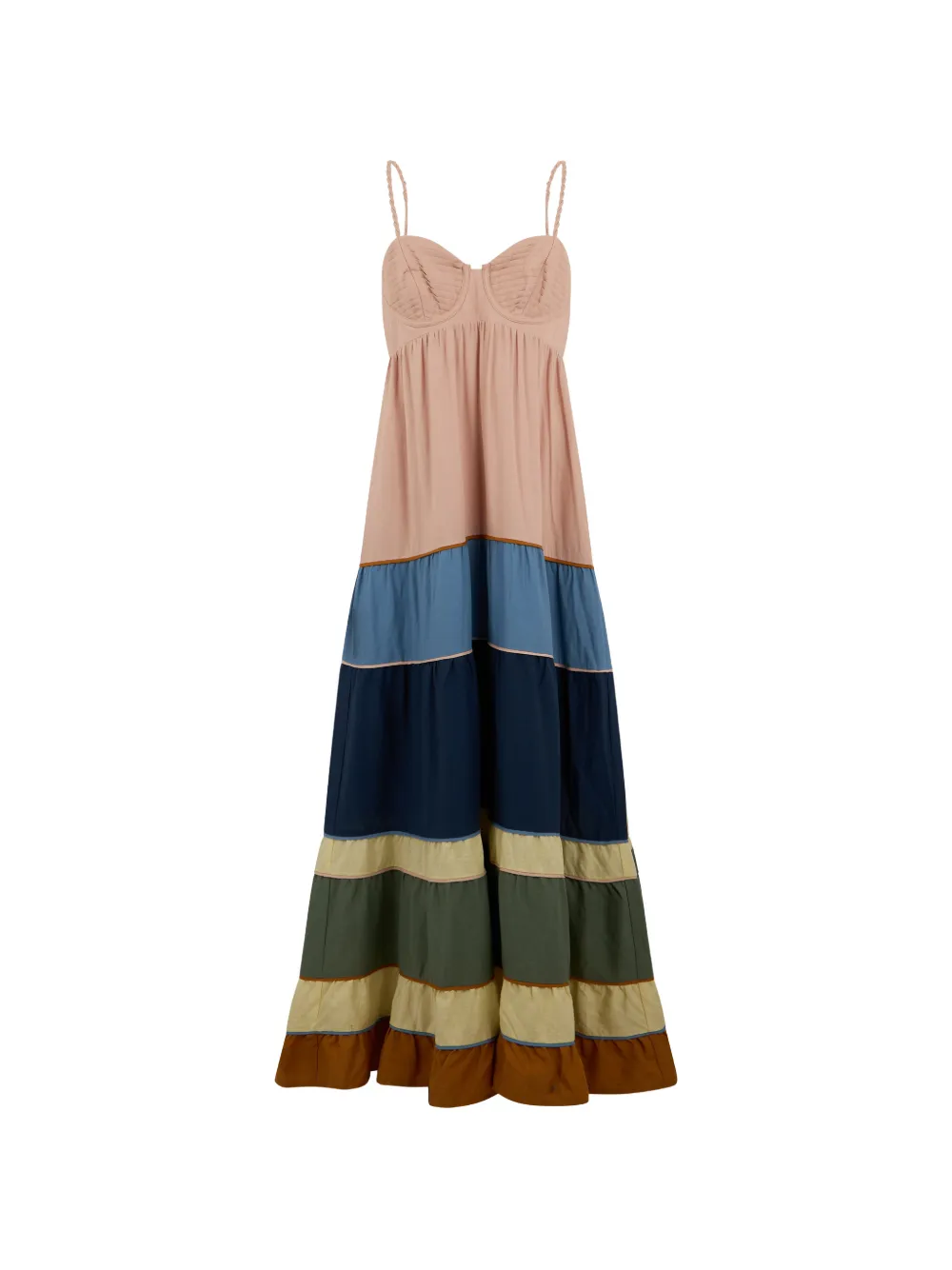 FARM Rio tiered maxi dress - Toni neutri