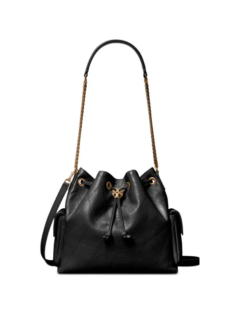 Tory Burch Charlie quilted drawstring shoulder bag