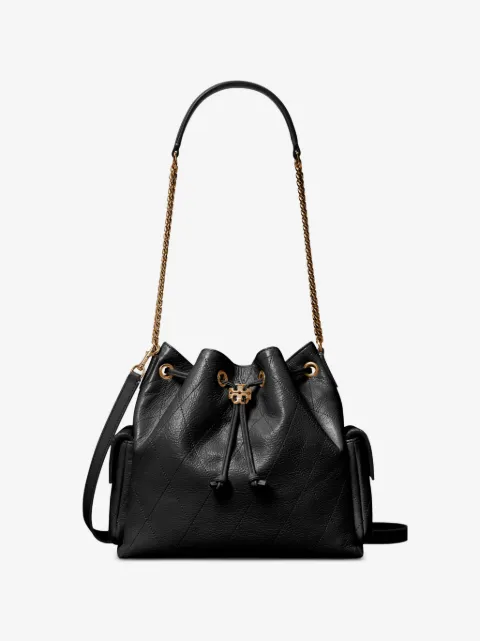 Tory Burch Charlie quilted drawstring shoulder bag