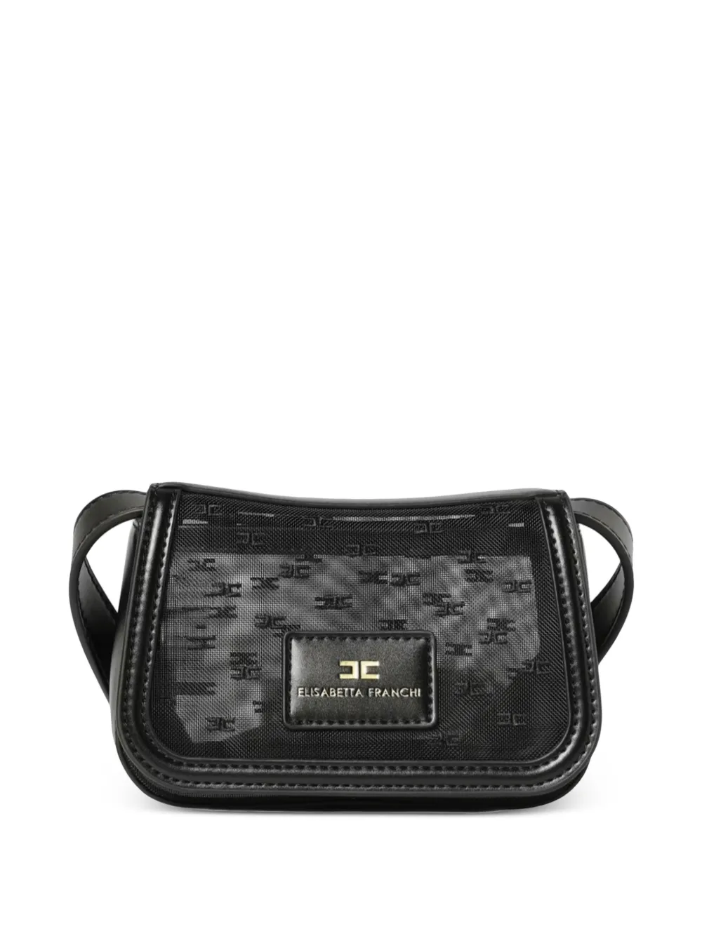 Elisabetta Franchi La Mia Bambina logo cross body bag - Nero