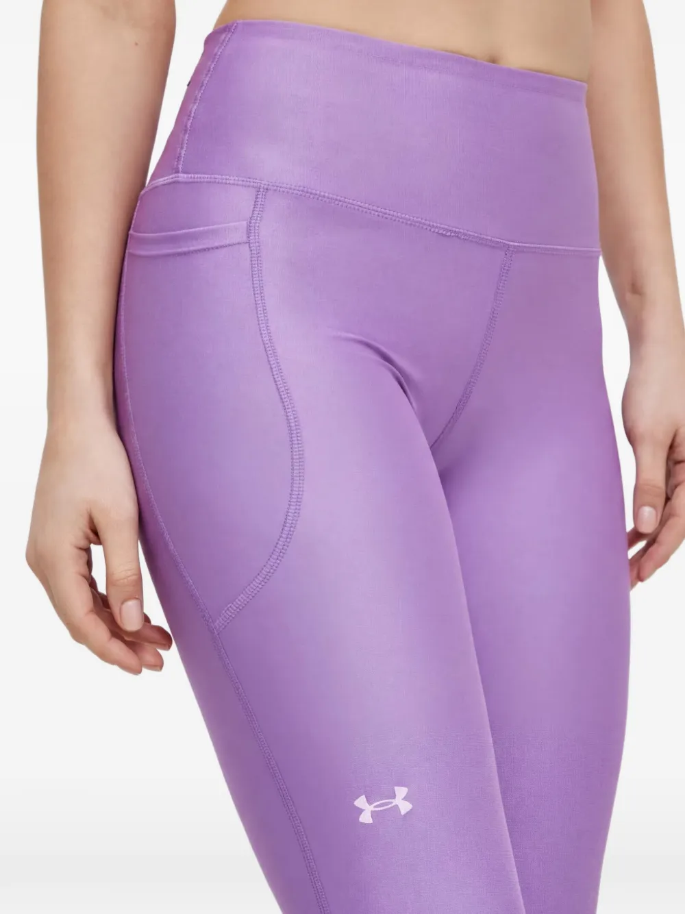 Under Armour Legging met zijzak Paars