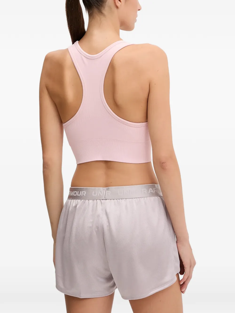 Under Armour seamless racerback sports bra Roze