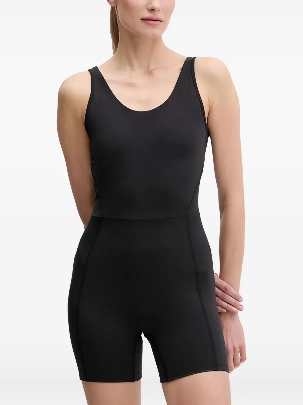 Under Armour Tuta corta con scollo ampio - Nero