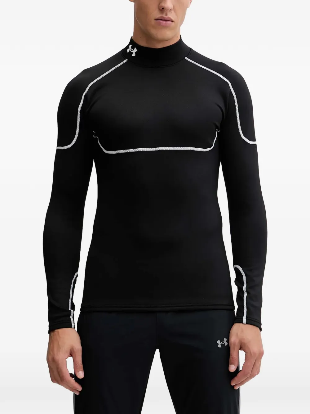 Under Armour logo appliqué mock-neck T-shirt