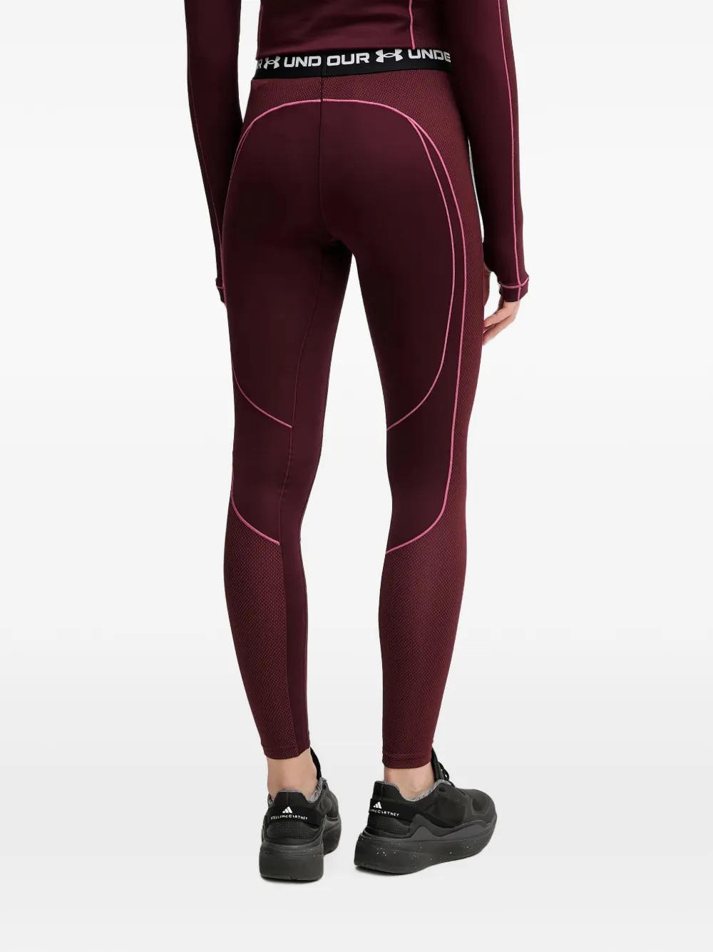 Under Armour Legging met logoband Rood