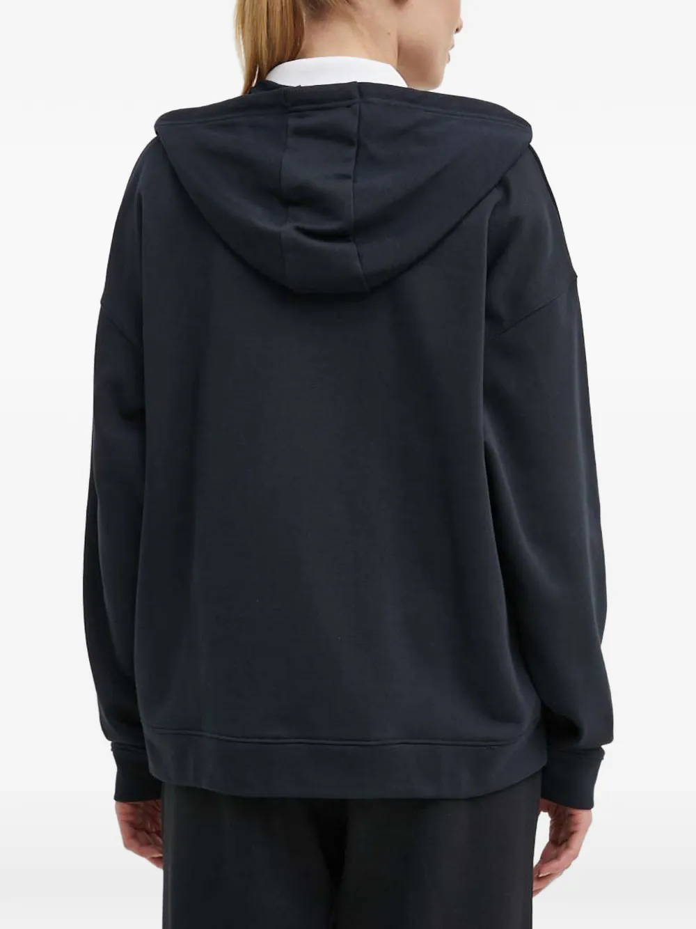 Under Armour Hoodie met logoprint en rits Zwart
